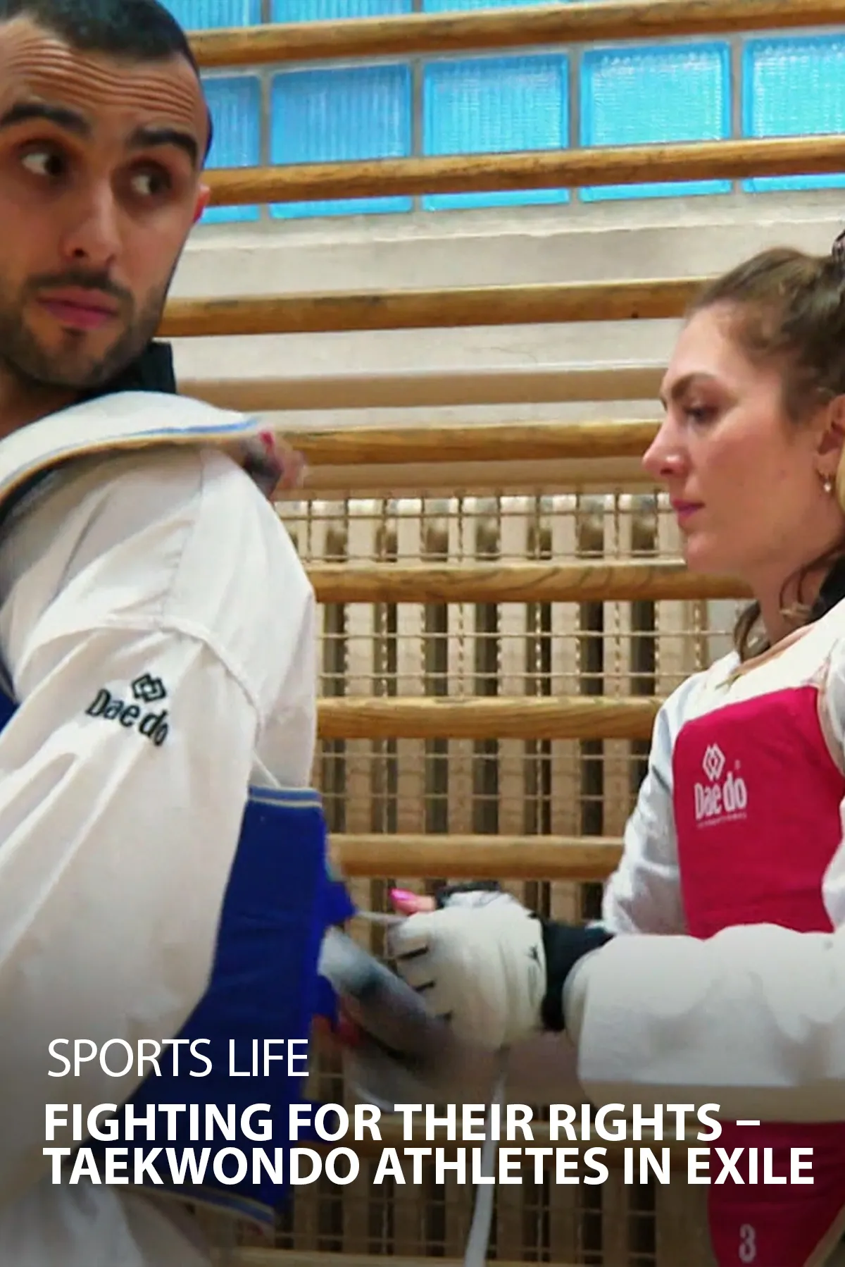 Documentary backdrop image for Sports Life: Fighting For Their Rights – Taekwondo Athletes In Exile (2023)